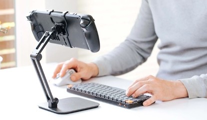 Stretch That Steam Deck into a Desktop Alternative with Funky Lil' Desk-Stand