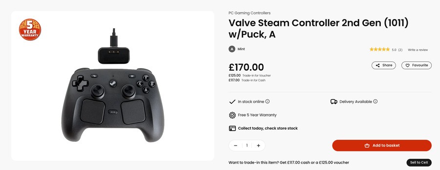 Steam Controller Price Spikes After Valve Says New Orders Won't Arrive Until 2027 5