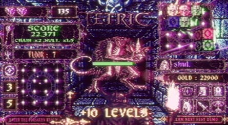 Tetric brings together dark fantasy and tetris, a unlikely, but equally amazing, combination that is a joy to look at. 3