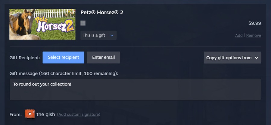 New Steam Gifting Features