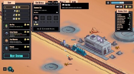 Endless Rails Rolls Out A Simple, Smooth, But Solid Rouguelike Experince For Fans Of The Genre And Trains Alike 2